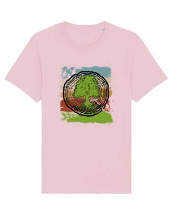 Vintage Life Tree Cotton Pink