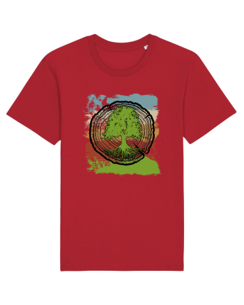 Vintage Life Tree Red