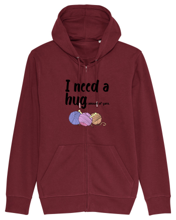 I Need a Hug(e amount of yarn.) Burgundy