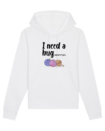 I Need a Hug(e amount of yarn.) White