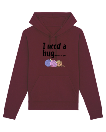 I Need a Hug(e amount of yarn.) Burgundy