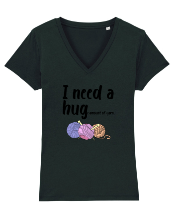 I Need a Hug(e amount of yarn.) Black