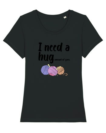 I Need a Hug(e amount of yarn.) Black