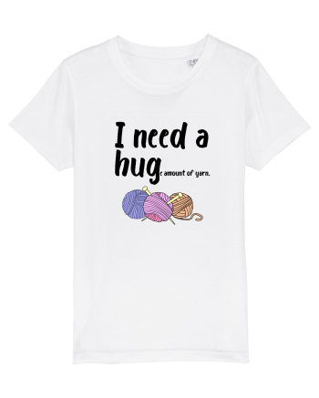 I Need a Hug(e amount of yarn.) White
