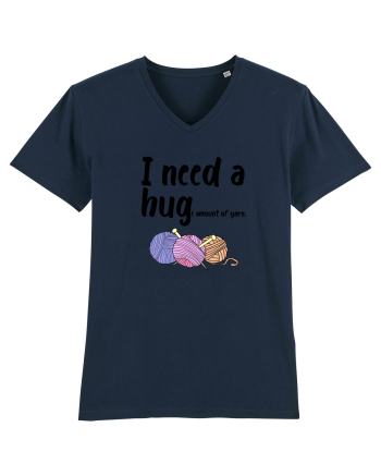 I Need a Hug(e amount of yarn.) French Navy