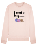 I Need a Hug(e amount of yarn.) Bluză mânecă lungă Unisex Rise