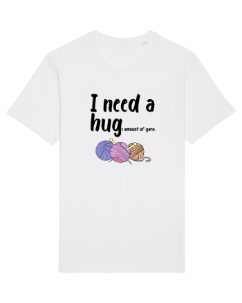 I Need a Hug(e amount of yarn.) White