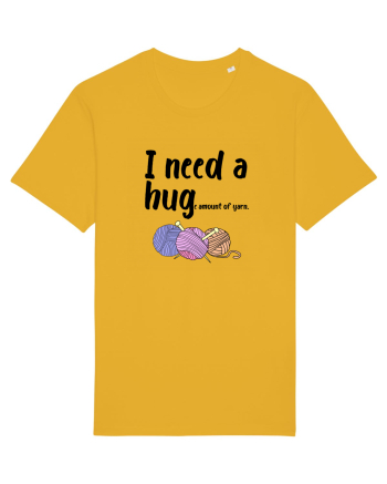 I Need a Hug(e amount of yarn.) Spectra Yellow
