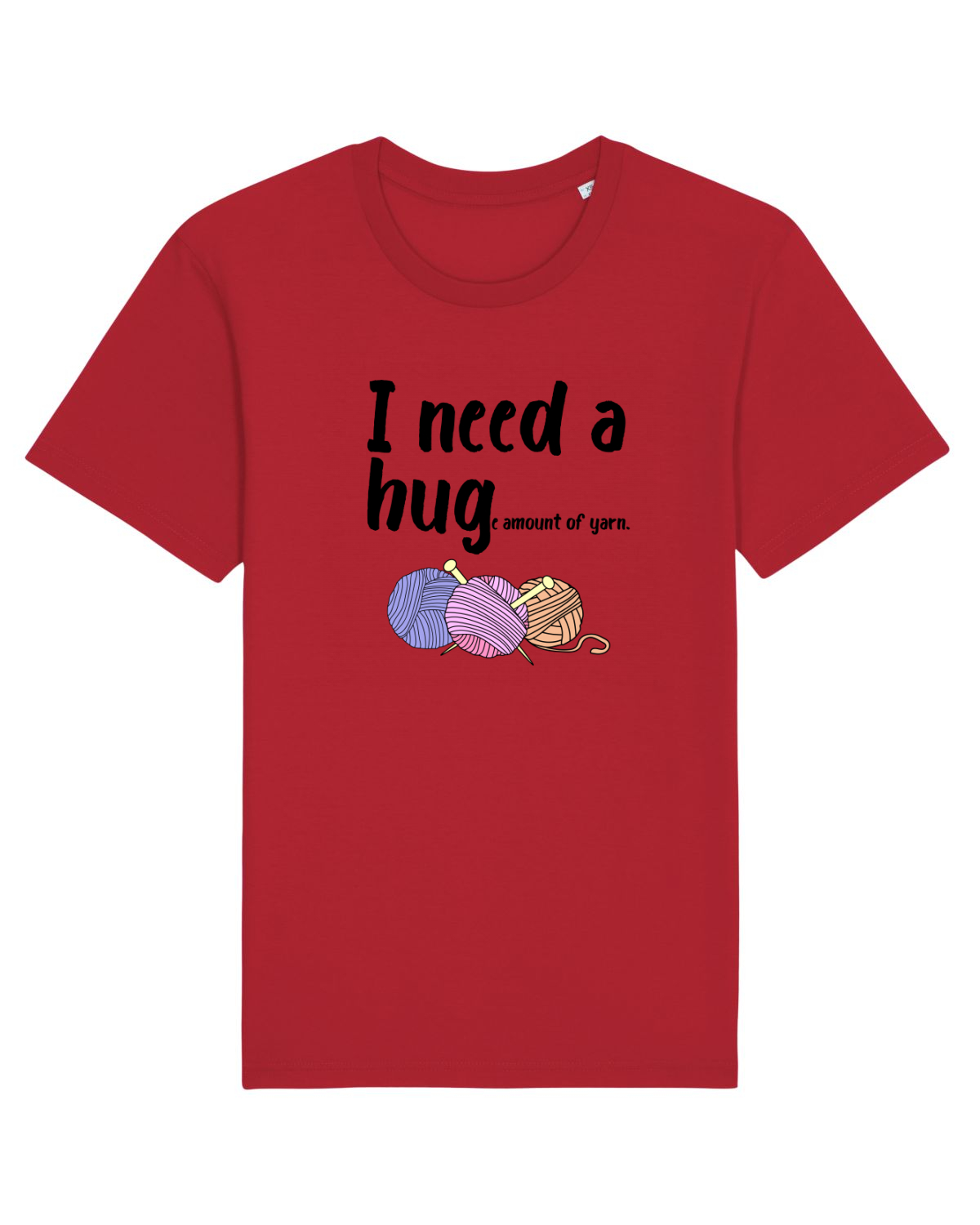 Tricou mânecă scurtă Unisex Rocker Red