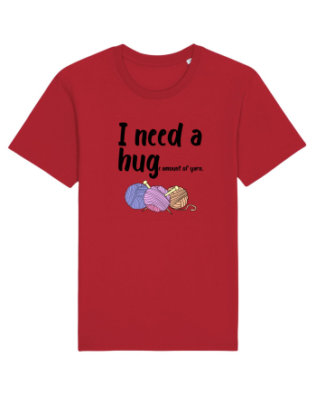 I Need a Hug(e amount of yarn.) Red