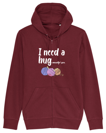 I Need a Hug(e amount of yarn.) alb Burgundy
