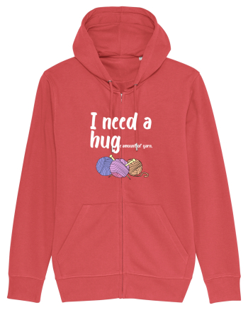 I Need a Hug(e amount of yarn.) alb Carmine Red
