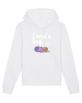 I Need a Hug(e amount of yarn.) alb White