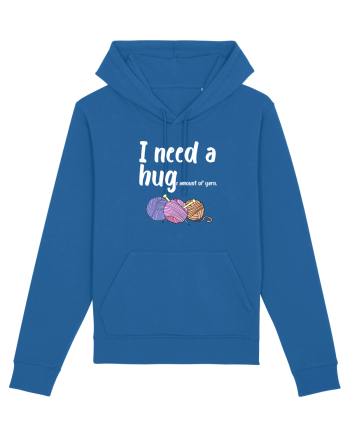 I Need a Hug(e amount of yarn.) alb Royal Blue