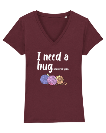 I Need a Hug(e amount of yarn.) alb Burgundy