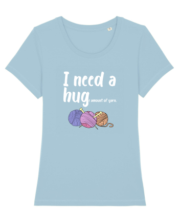 I Need a Hug(e amount of yarn.) alb Sky Blue