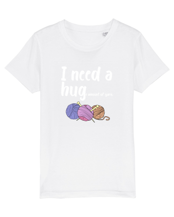 I Need a Hug(e amount of yarn.) alb White