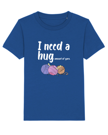 I Need a Hug(e amount of yarn.) alb Majorelle Blue