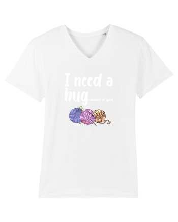 I Need a Hug(e amount of yarn.) alb White