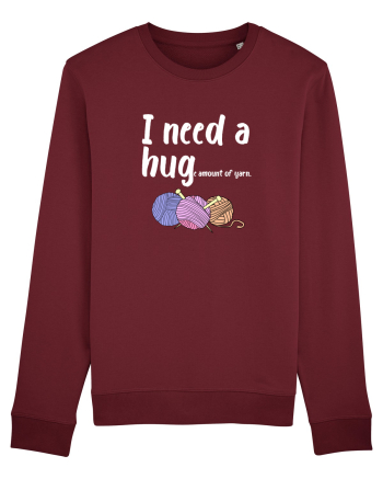 I Need a Hug(e amount of yarn.) alb Burgundy