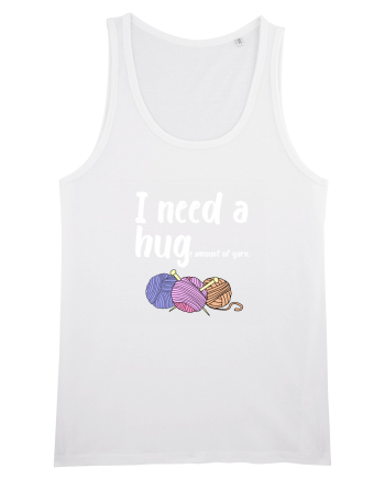 I Need a Hug(e amount of yarn.) alb White