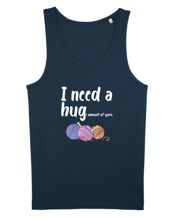 I Need a Hug(e amount of yarn.) alb Navy