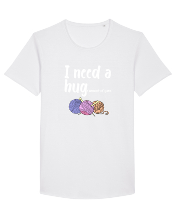 I Need a Hug(e amount of yarn.) alb White