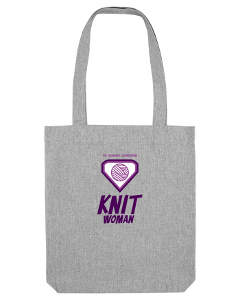 The Legendary Superheroine Knit Woman Heather Grey