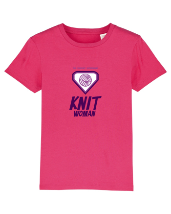 The Legendary Superheroine Knit Woman Raspberry