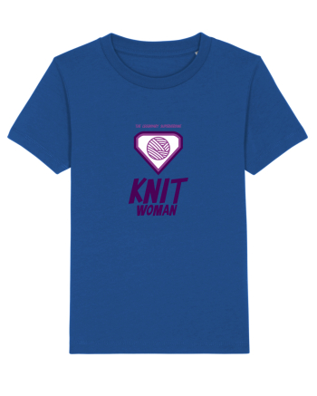 The Legendary Superheroine Knit Woman Majorelle Blue