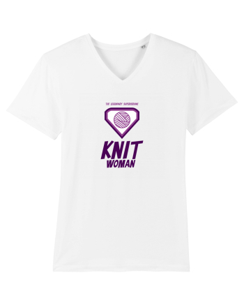 The Legendary Superheroine Knit Woman White