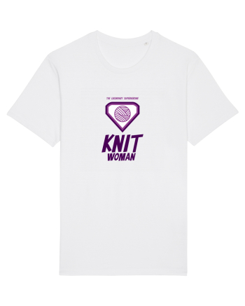 The Legendary Superheroine Knit Woman White