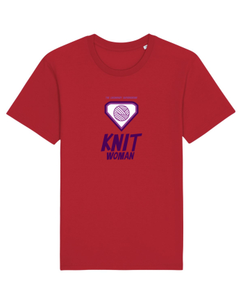 The Legendary Superheroine Knit Woman Red