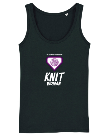 The Legendary Superheroine Knit Woman (alb) Black