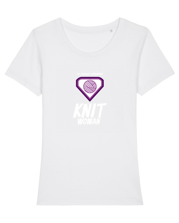 The Legendary Superheroine Knit Woman (alb) White