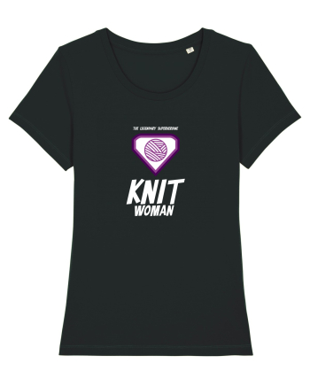 The Legendary Superheroine Knit Woman (alb) Black