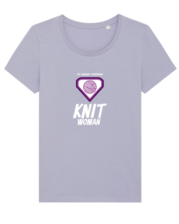The Legendary Superheroine Knit Woman (alb) Lavender