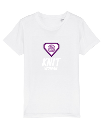 The Legendary Superheroine Knit Woman (alb) White