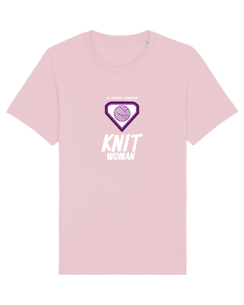 The Legendary Superheroine Knit Woman (alb) Cotton Pink