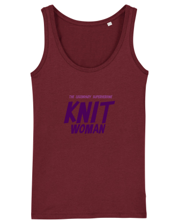 The Legendary Superheroine Knit Woman (versiunea 2) Burgundy