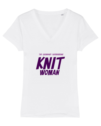 The Legendary Superheroine Knit Woman (versiunea 2) White