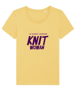 The Legendary Superheroine Knit Woman (versiunea 2) Tricou mânecă scurtă guler larg fitted Damă Expresser