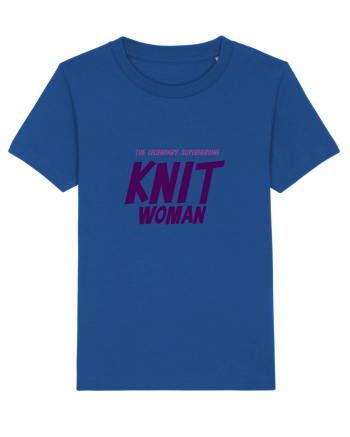 The Legendary Superheroine Knit Woman (versiunea 2) Majorelle Blue