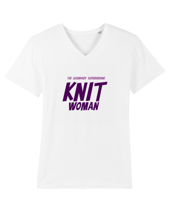 The Legendary Superheroine Knit Woman (versiunea 2) White