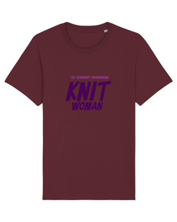 The Legendary Superheroine Knit Woman (versiunea 2) Burgundy