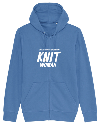 The Legendary Superheroine Knit Woman (versiunea 2) alb Bright Blue