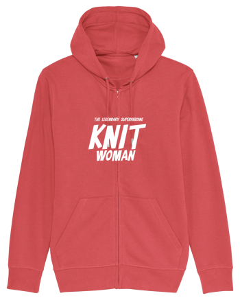 The Legendary Superheroine Knit Woman (versiunea 2) alb Carmine Red