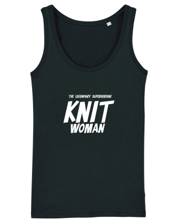 The Legendary Superheroine Knit Woman (versiunea 2) alb Black