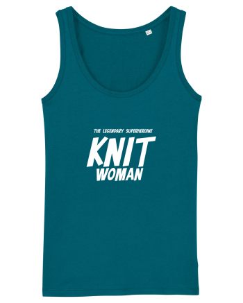 The Legendary Superheroine Knit Woman (versiunea 2) alb Ocean Depth