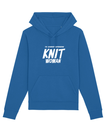 The Legendary Superheroine Knit Woman (versiunea 2) alb Royal Blue